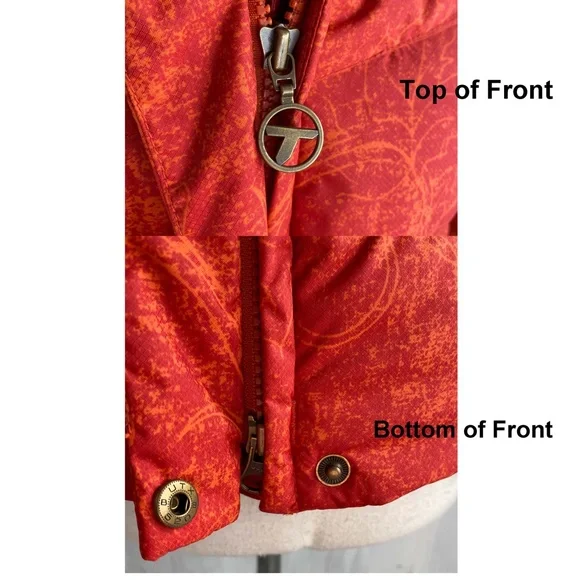 Columbia Titanium Women's Small DOWN Insulated snowboard ski Hooded Zip Jacket - Picture 10 of 16